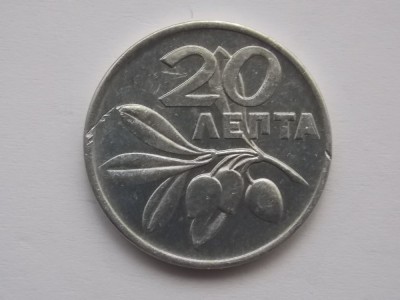 20 LEPTA 1973 GRECIA foto