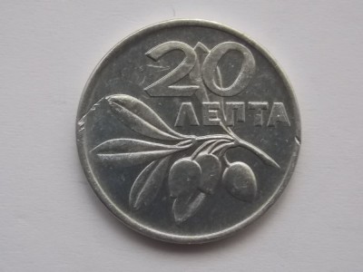 20 LEPTA 1973 GRECIA foto