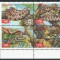 Ucraina 2002 Mi 502/05 block MNH - WWF: Sarpele leopard 27-3