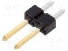 Conector 2 pini, seria BERGSTIK II, pas pini 2.54mm, Amphenol Communications Solutions - 68001-102HLF foto