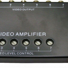 Distribuitor video cu amplificare, 7 canale, video booster - 113204