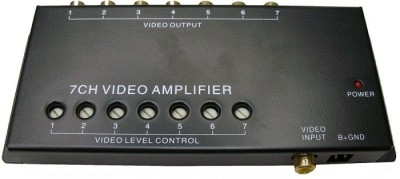 Distribuitor video cu amplificare, 7 canale, video booster - 113204 foto