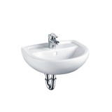Lavoar suspendat Basic 4145 90, alb, rotunjit, 50 cm