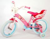 Bicicleta pentru copii Disney Princess, 14 inch, culoare roz, frana de mana fata PB Cod:21409-CH-IT