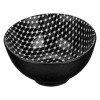 Bol Porțelan, Model Rotund, Culoare Negru, Capacitate 0,13 L, Decorațiune Buline, Diametru 9,5 cm, Oem