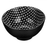 Bol Porțelan, Model Rotund, Culoare Negru, Capacitate 0,13 L, Decorațiune Buline, Diametru 9,5 cm, Oem
