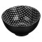 Bol Porțelan, Model Rotund, Culoare Negru, Capacitate 0,13 L, Decorațiune Buline, Diametru 9,5 cm