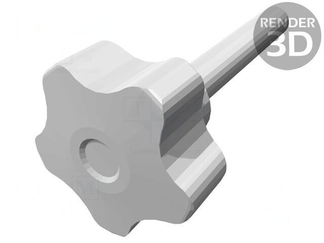 Buton de Reglare Negru &Oslash; 32mm M8