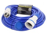 Prelungitor alimentare 20m 16A albastru