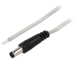 Cablu Alimentare 2x0,5mm2 cu Mufă DC 5m, Bq Cable