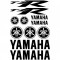 Set 11 Stickere Yamaha TZR Negru