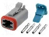 Conector auto, AT, 4 pini, AMPHENOL - AT06-4S-KIT01 foto