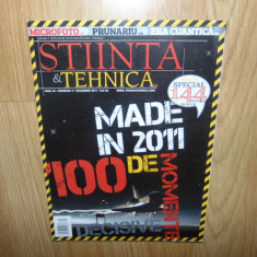 Revista Stiinta si Tehnica Nr:9 anul 2011-Numar Special 144 pagini muncite