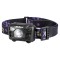 Lanterna frontala Rebel, 3 W, raza actiune 40 m, Micro USB, Negru/Mov
