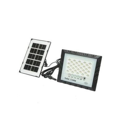 Proiector led de 25W cu panou solar 3W, baterie 4000mAh si telecomanda IP67 Breckner Germany Cod: BK79607 Automotive TrustedCars foto