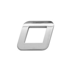 Ornament Auto 3D Litera O 26 MM Cromat