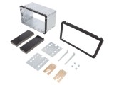 Cadru radio 2 DIN negru pentru Alfa Romeo - PER.PIC.