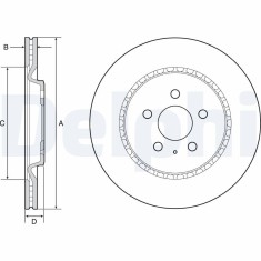 DELPHI BG4643C Disc frana