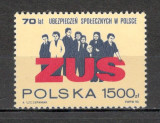 Polonia.1990 70 ani serviciile sociale MP.242, Nestampilat