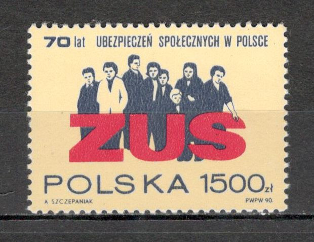 Polonia.1990 70 ani serviciile sociale MP.242