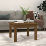 Gossi masuta de cafea, maro miere, 45x45x30 cm, lemn masiv de pin