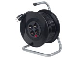 Prelungitor Alimentare AS SCHWABE 3G1,5mm&sup2; 25m PVC Negru 4 Prize 811104