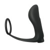 Vibrator Prostata Leso Matte Black cu Inel, Silicon, 10 Vibratii, USB, 10cm