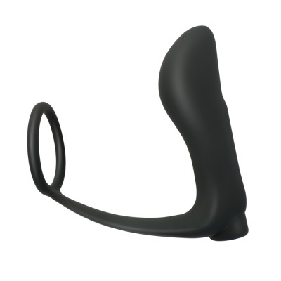Vibrator Leso Matte with Ring Black foto