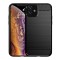 Husa TPU Forcell Carbon pentru Apple iPhone 11, Neagra