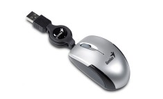 MOUSE Genius, &amp;quot;Micro Traveler V2&amp;quot;, PC sau NB, cu fir, USB, optic, 1200 dpi, butoane/scroll 3/1, , gri, &amp;quot;31010125102&amp;quot; (timbru verde 0.18 lei) foto
