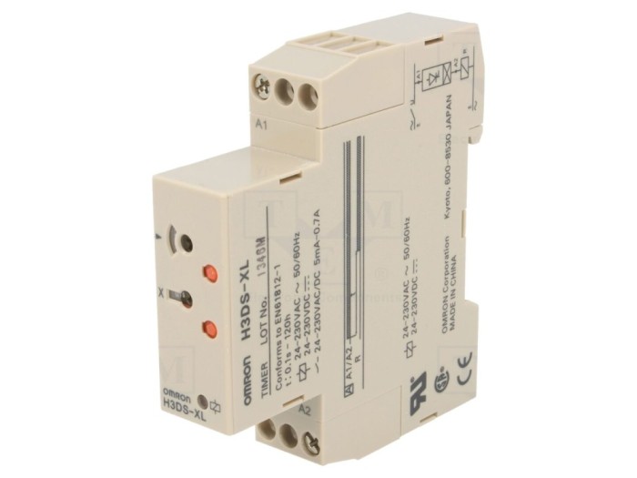 Timer programabil SPDT 24-230VAC/DC