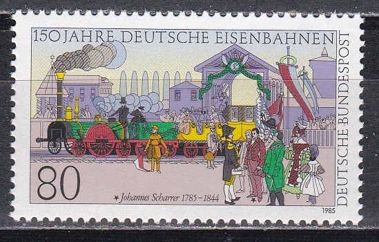 Germania 1985 - A 150-a aniversare a căii ferate germane, MNH