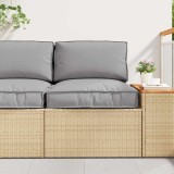 vidaXL Set de perne pentru palet 2 pcs Gri Material Oxford 3329060