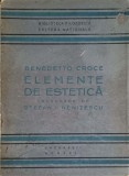 ELEMENTE DE ESTETICA-BENEDETTO CROCE-349867