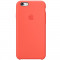 Husa originala din Silicon Portocaliu Apricot pentru APPLE iPhone 6s