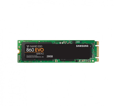 SSD Samsung, 250GB, 860 Evo, M.2 2280, SATA, rata transfer r/w: 550/520 mb/s foto