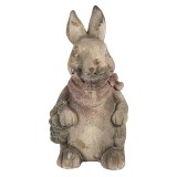 Cumpara ieftin Figurina Iepuras ceramica maro gri 22x19x41 cm