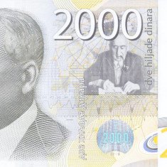 Bancnota Serbia 2.000 Dinara 2011 - P61a UNC