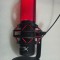 Microfon PC HyperX QuadCast USB, Condensator, black - red