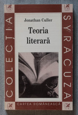 Jonathan Culler - Teoria literara foto