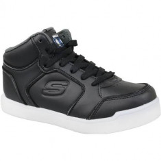 Ghete Copii Skechers Energy Lights 90622LBLK foto