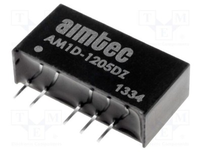 Convertor DC/DC 1W AIMTEC 10,8-13,2VDC la 5VDC și -5VDC foto