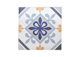 Autocolant decorativ Ethnicities, 30x30 cm, 8 piese, polipropilena, albastru/galben