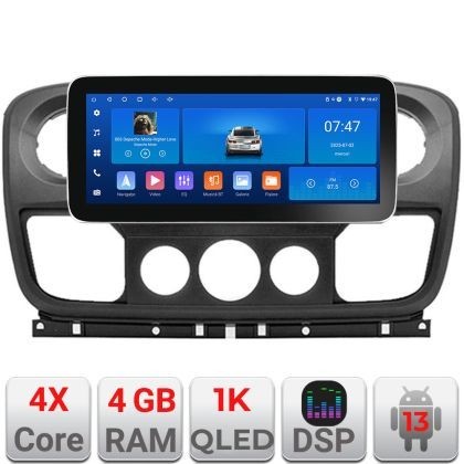 Navigatie Opel Movano, Renault Master 2010-2021 Edotec 4+64 12.3 inch Incell 1K android Wifi 5Ghz gps internet v1 CarStore Technology