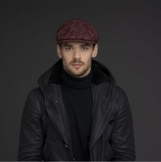 Basca Bailey of Hollywood Kufell Newsboy Burgundy (S,M,L,XL) - Cod 7878514359467 foto