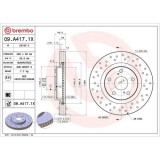 Set disc frana Lexus Es ( V4) 03.06-12.12, Es ( V6) 06.12-06.18; Toyota Aurion ( V4) 03.06-09.11, Auris ( E15) 10.06-09.12, Auris ( E18) 10.12-12.18,