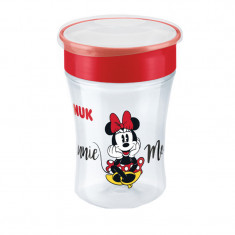 Cana anti curgere 230 ml Nuk Magic Cup Minnie Mouse 255425R, Rosu foto