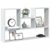 VidaXL Raft de perete, alb, 99x15x60 cm, lemn prelucrat 853236