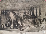 anii 1900-1920 ,splendida fotografie veche, o plimbare ecvestra