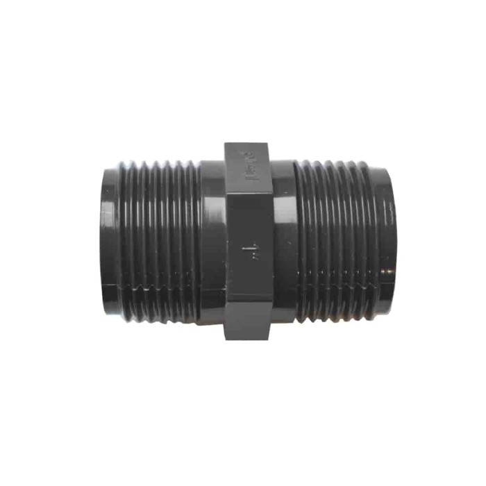 PVC AG x AG Doppelnippel 1&Prime;